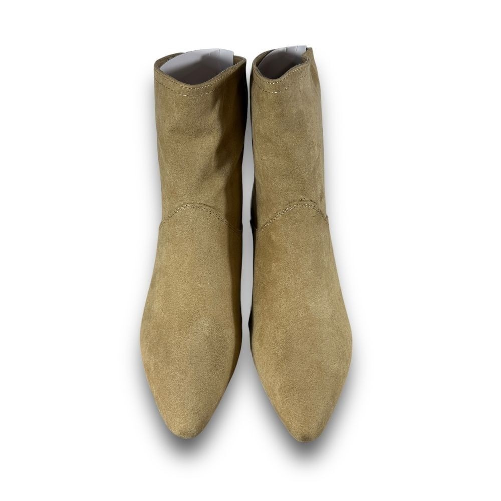 JUSTFAB Tabby tan/sand Western Bootie ankle boots Sz 8 NEW - Picture 4 of 12